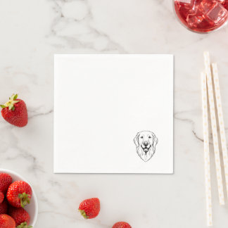 Golden Retriever Napkin Serviette