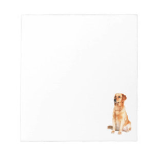 Golden Retriever Notepad Notizblock