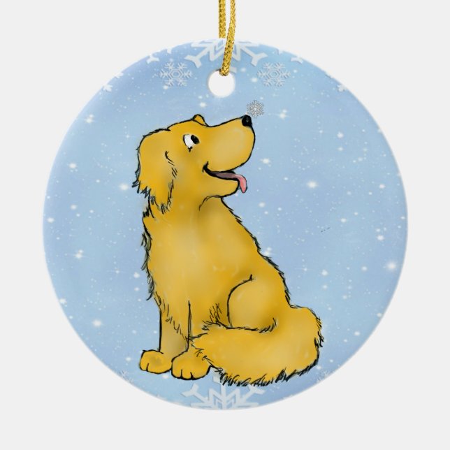 Golden Retriever Ornament (Vorne)