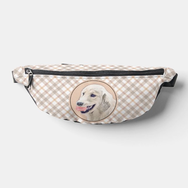 Golden Retriever Painting mignon Original Chien Ar (Poser)