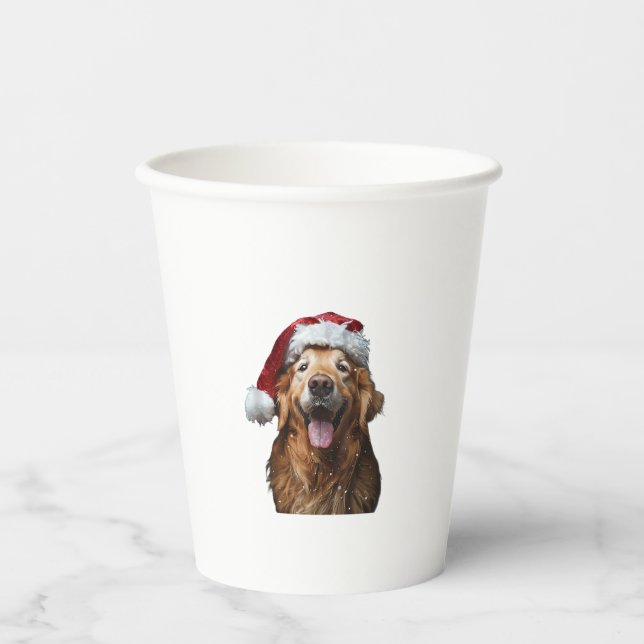 Golden Retriever Pappbecher (Vorderseite)