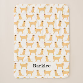 Golden Retriever Personalisiert Blanket - Hund Sherpadecke