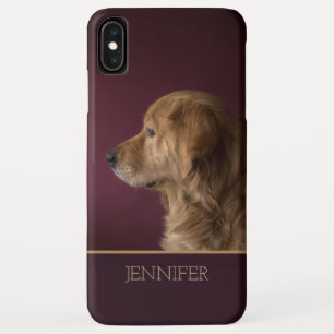 Golden Retriever Personalisierter Name Hund Case-Mate iPhone Hülle