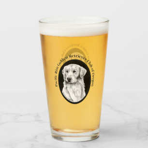 Golden Retriever Pint Glas