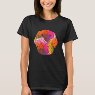 Golden Retriever Pop Motif für Hundebesitzer T-Shirt
