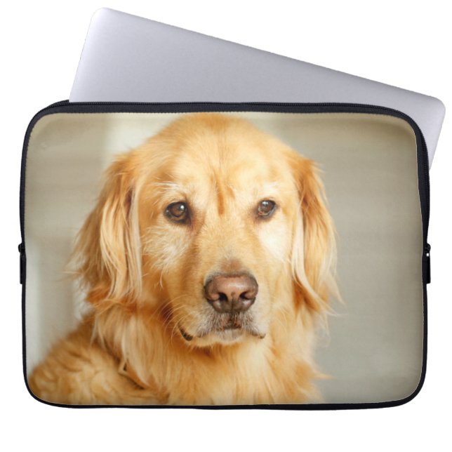 Golden Retriever Portrait Laptopschutzhülle (Vorderseite)