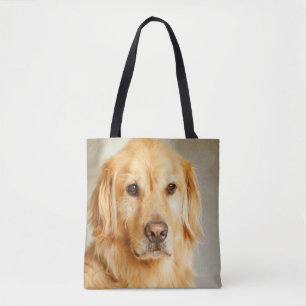 Golden Retriever Portrait Tasche