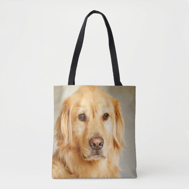 Golden Retriever Portrait Tasche (Vorderseite)