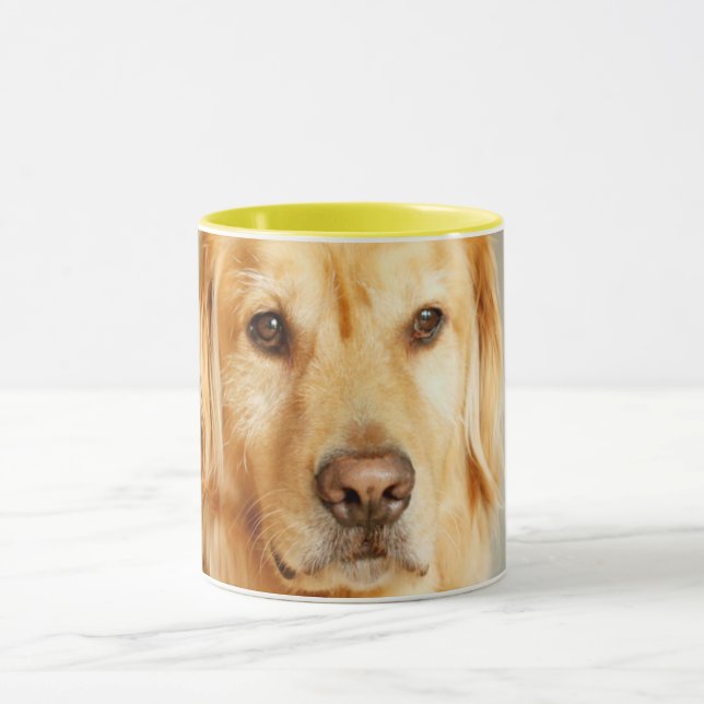 Golden Retriever Portrait Tasse (Zentrum)