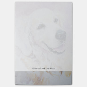 Golden retriever post-it klebezettel