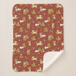 Golden Retriever Pumpkins Sherpadecke
