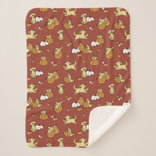 Golden Retriever Pumpkins Sherpadecke