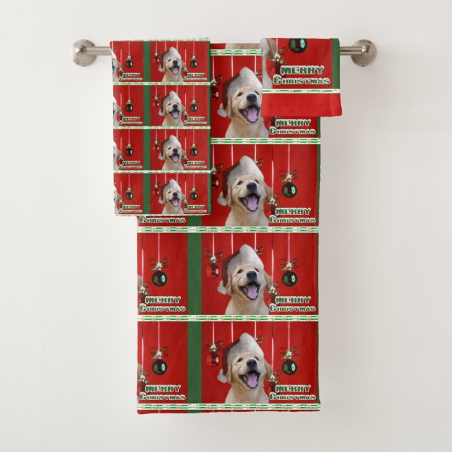 Golden Retriever Puppy Christmas (En situation)