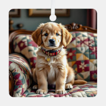 Golden Retriever Puppy Dog Personalisierte Weihnac