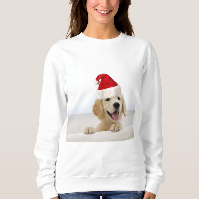Golden Retriever Puppy Girl Sweatshirt (Vorderseite)