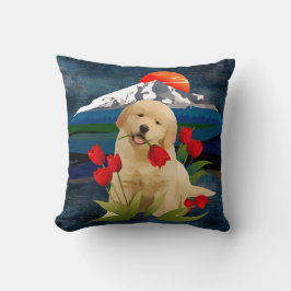 GOLDEN RETRIEVER PUPPY Kissen
