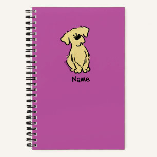 Golden Retriever Puppy - Rosa - Notizbuch