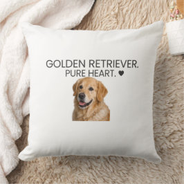 Golden Retriever Reines Herz ♥ Dekorativ Kissen