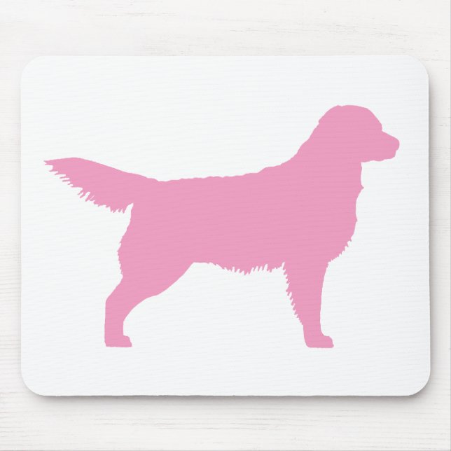 Golden retriever (Rosa) Mousepad (Vorne)