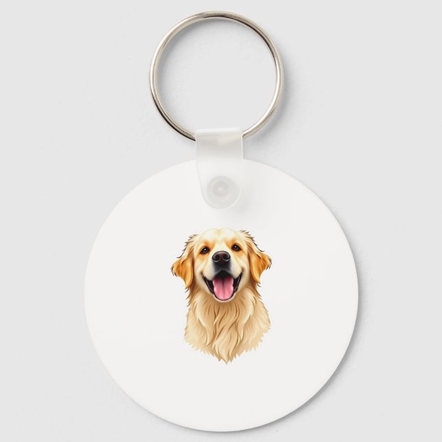 Golden Retriever Schlüsselanhänger (Vorderseite)