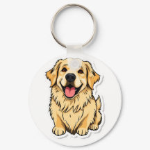 Golden Retriever Schlüsselanhänger
