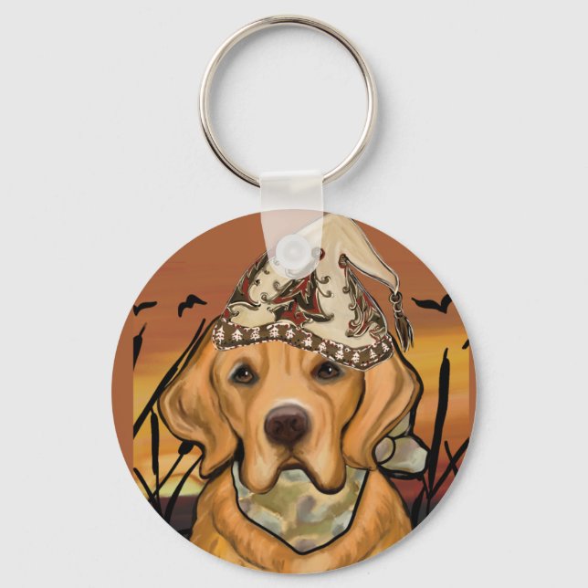 Golden Retriever Schlüsselanhänger (Vorderseite)