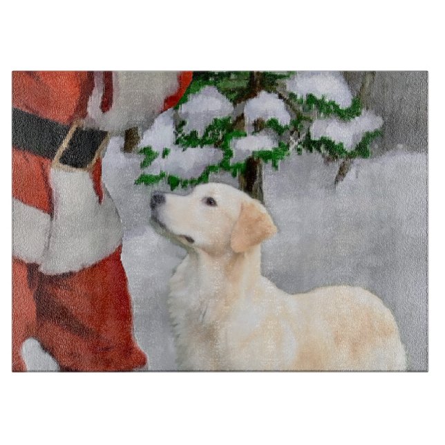 Golden Retriever Schneidebrett (Vorderseite)