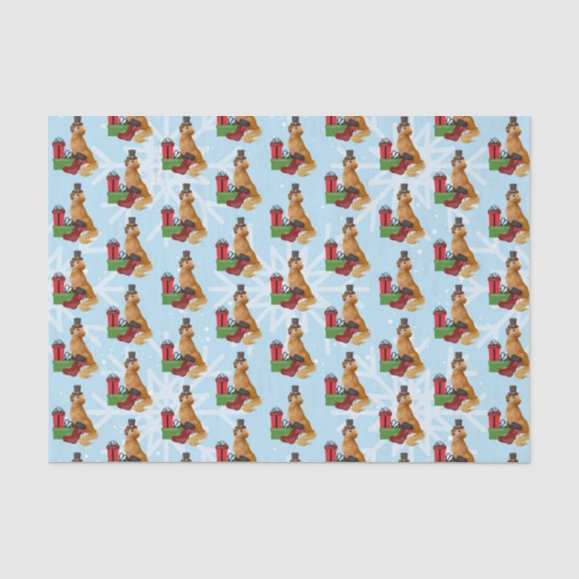 Golden Retriever Seidenpapier (Vorderseite)