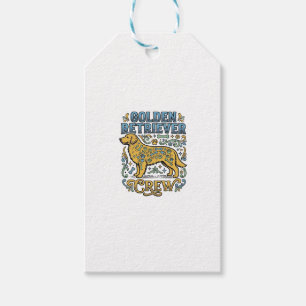Golden Retriever-Shirt mit Vintage-Hunde-Liebhaber Geschenkanhänger