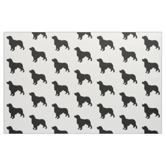 Golden Retriever Silhouette Liebe Hunde Stoff