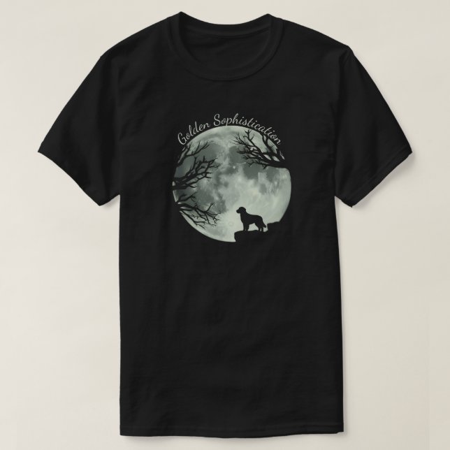 Golden Retriever Sophistication T-Shirt (Design vorne)