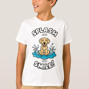 Golden Retriever Spaß und Lächeln T-Shirt
