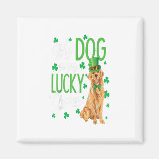 Golden Retriever St Patricks Day Funny Dog Lover Magnet