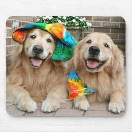 Golden retriever starkes Mousepad