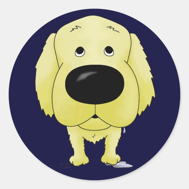Golden Retriever Stickers (Vorderseite)