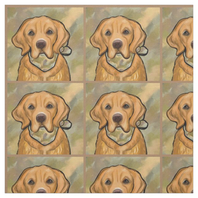 GOLDEN RETRIEVER STOFF (Muster)