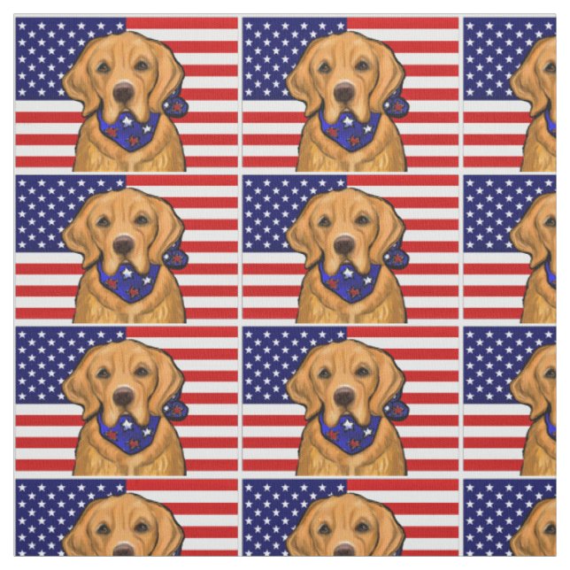 GOLDEN RETRIEVER STOFF (Muster)