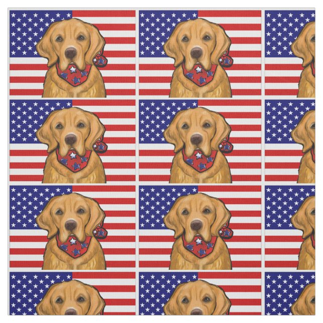GOLDEN RETRIEVER STOFF (Muster)