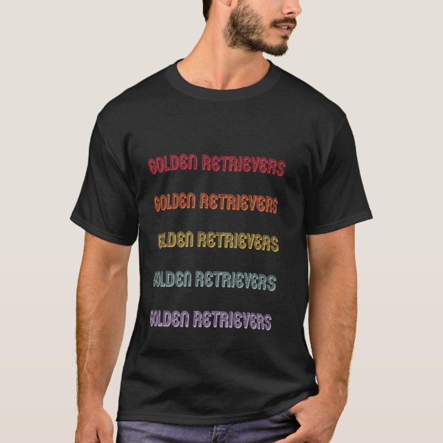 Golden Retriever T-Shirt (Vorderseite)