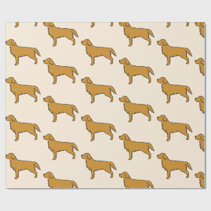 Golden Retriever Taschentücher Geschenkpapier