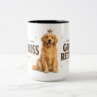 Golden Retriever Tasse – Ich dachte, ich wäre der