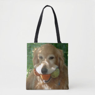 Golden Retriever & Tennisbälle  Tasche