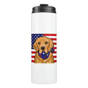 GOLDEN RETRIEVER THERMOSBECHER