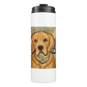 GOLDEN RETRIEVER THERMOSBECHER