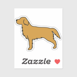 Golden Retriever Tissue Paper  Aufkleber