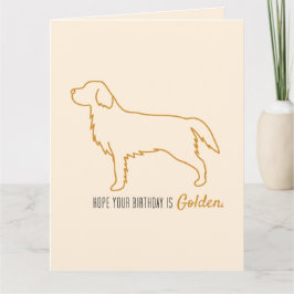 Golden Retriever Tissue Paper  Karte