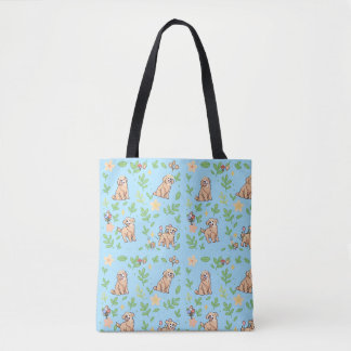 Golden Retriever-Tragetasche Süße Pastell-Frühling Tasche