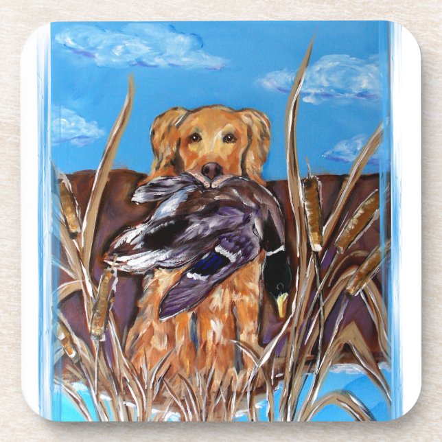 GOLDEN RETRIEVER UNTERSETZER (Vorderseite)