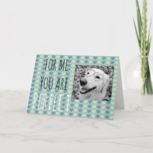 Golden Retriever VALENTINE Grußkarte Feiertagskarte