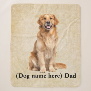 Golden Retriever Vater Treuer Hund Komfort Sherpadecke